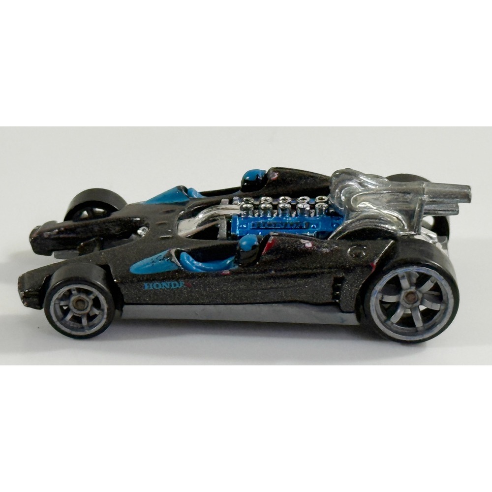 Hot Wheels Honda Racer Kids 1:64 Black Blue Metallic Futuristic Diecast Car
